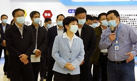 泰州市萬市長一行領導蒞臨云涌調研科技創新活動